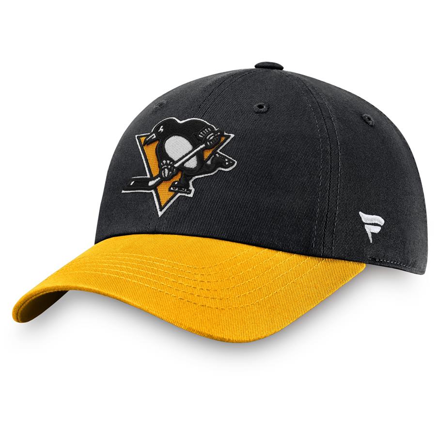 Pittsburgh Penguins Fanatics Branded Core Primary Logo Adjustable Hat - Black