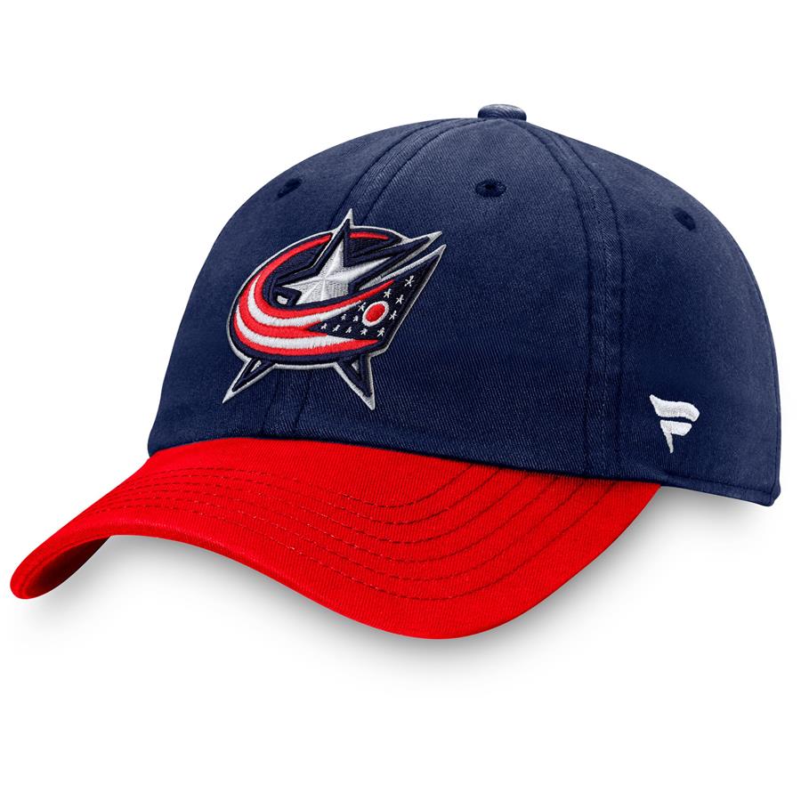 Columbus Blue Jackets Fanatics Branded Core Primary Logo Adjustable Hat - Black