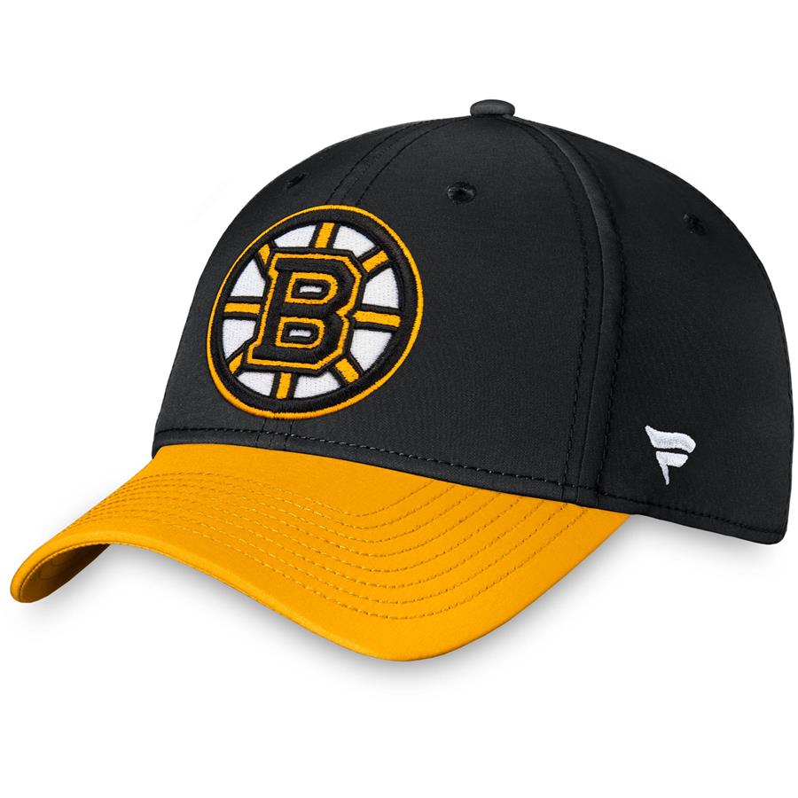 Boston Bruins Fanatics Branded Primary Logo Core Flex Hat - Black