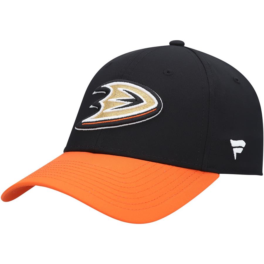 Anaheim Ducks Fanatics Branded Primary Logo Core Flex Hat - Black