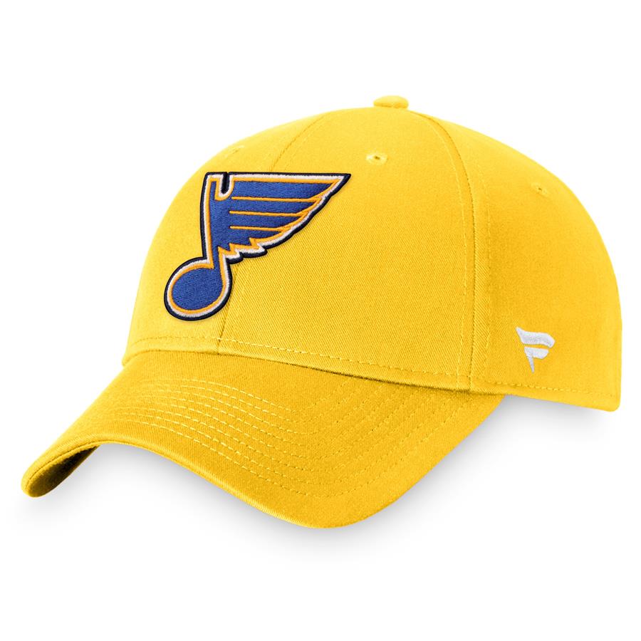 St. Louis Blues Fanatics Branded Core Adjustable Hat - Gold