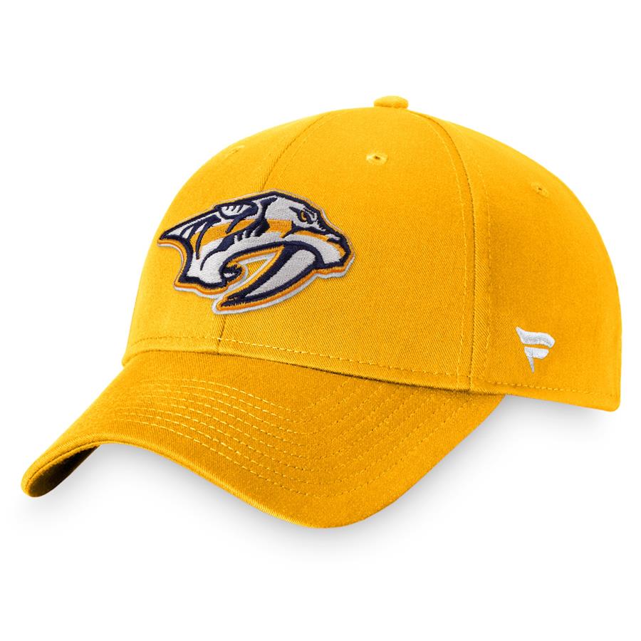Nashville Predators Fanatics Branded Core Adjustable Hat - Gold