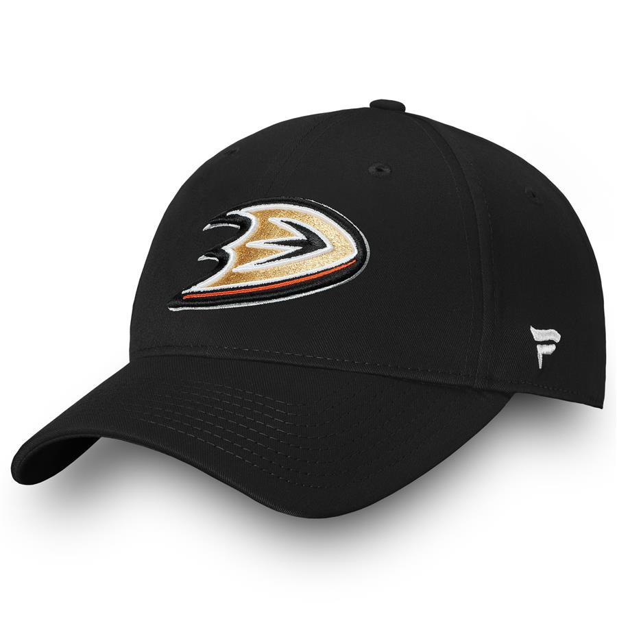 Anaheim Ducks Fanatics Branded Core Adjustable Hat - Black