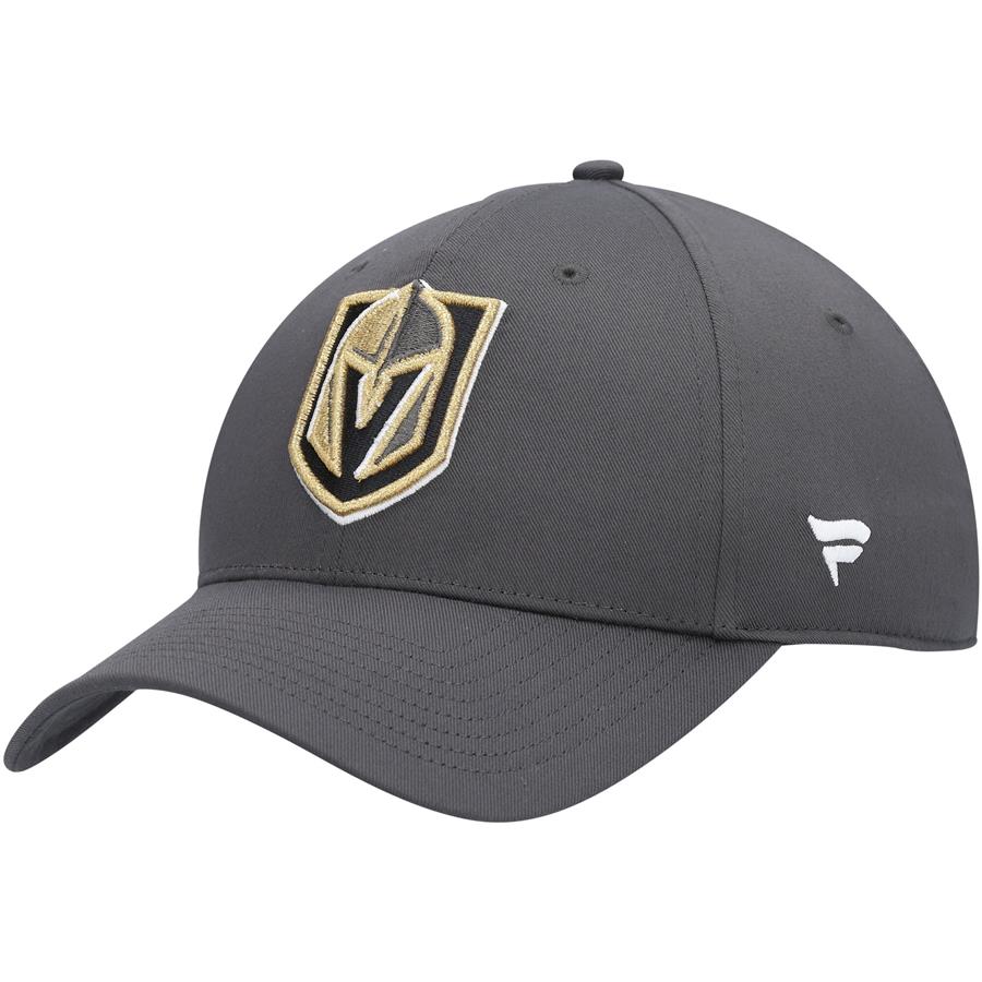 Кепка Vegas Golden Knights Fanatics Branded Logo Core Adjustable (тёмно-серый)