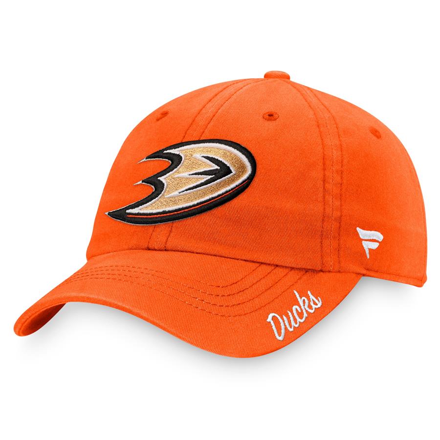Anaheim Ducks Fanatics Branded Women's Primary Logo Adjustable Hat - Orange