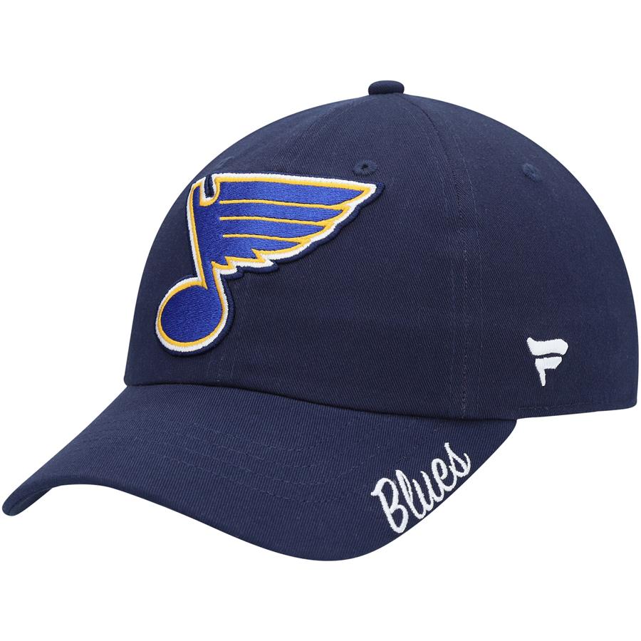 St. Louis Blues Fanatics Branded Women's Primary Logo Adjustable Hat - Navy