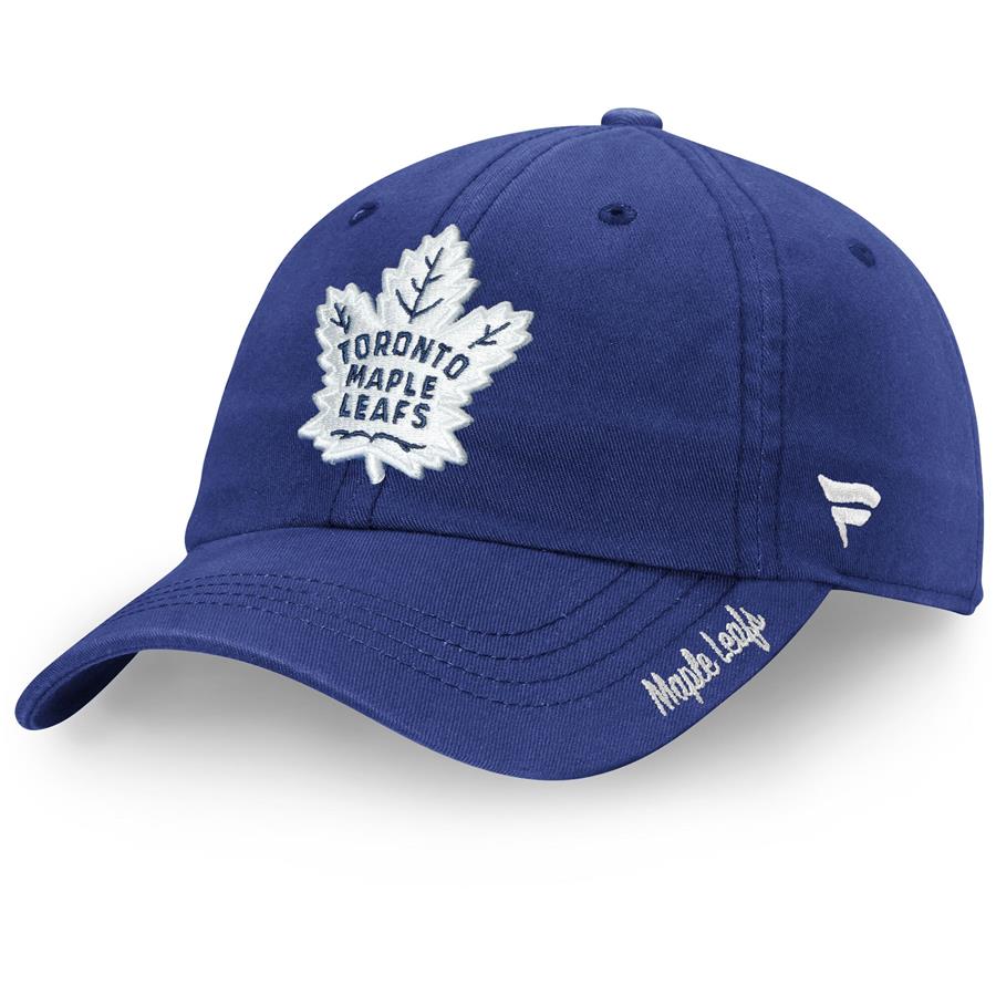 Toronto Maple Leafs Fanatics Branded Women's Core Primary Logo Adjustable Hat - Blue