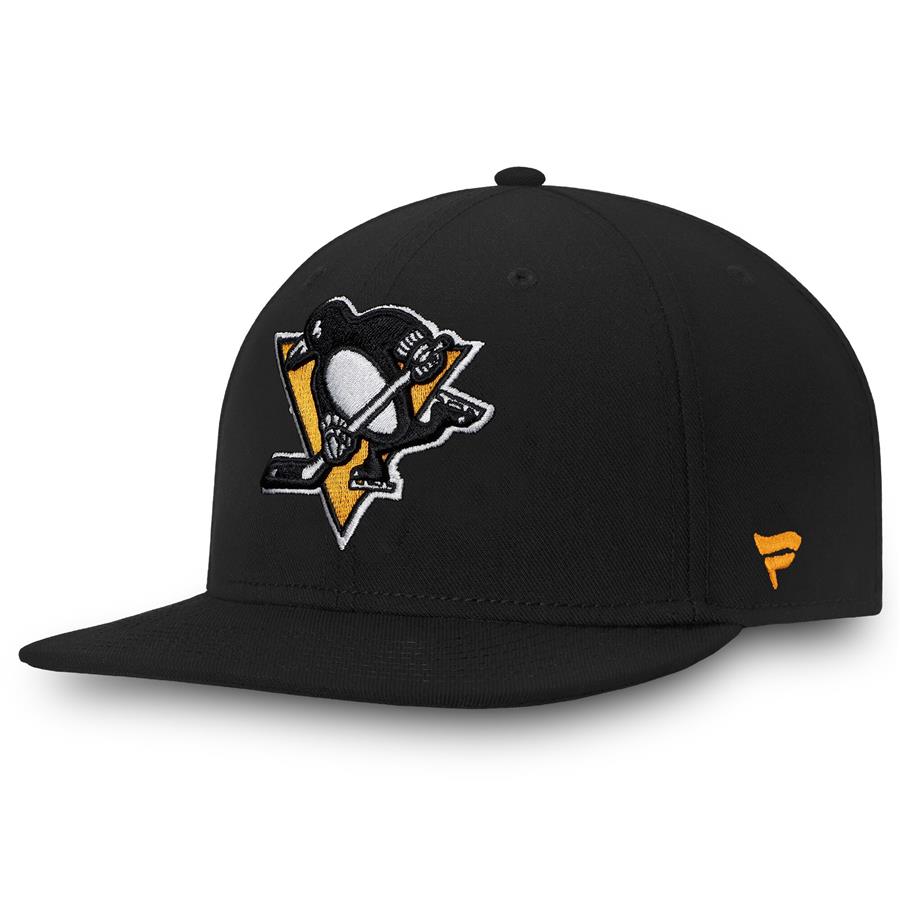 Кепка Pittsburgh Penguins Fanatics Branded Core Primary Logo Fitted (чёрный)