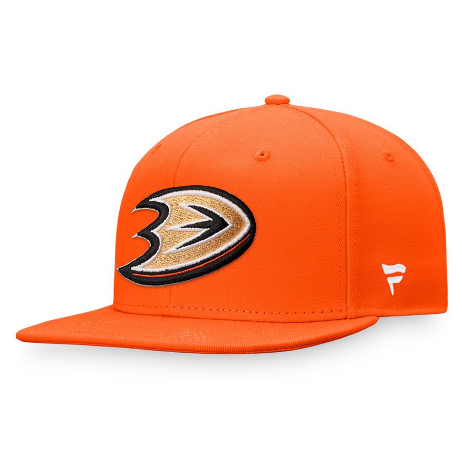 Anaheim Ducks Fanatics Branded Core Primary Logo Fitted Hat - Orange