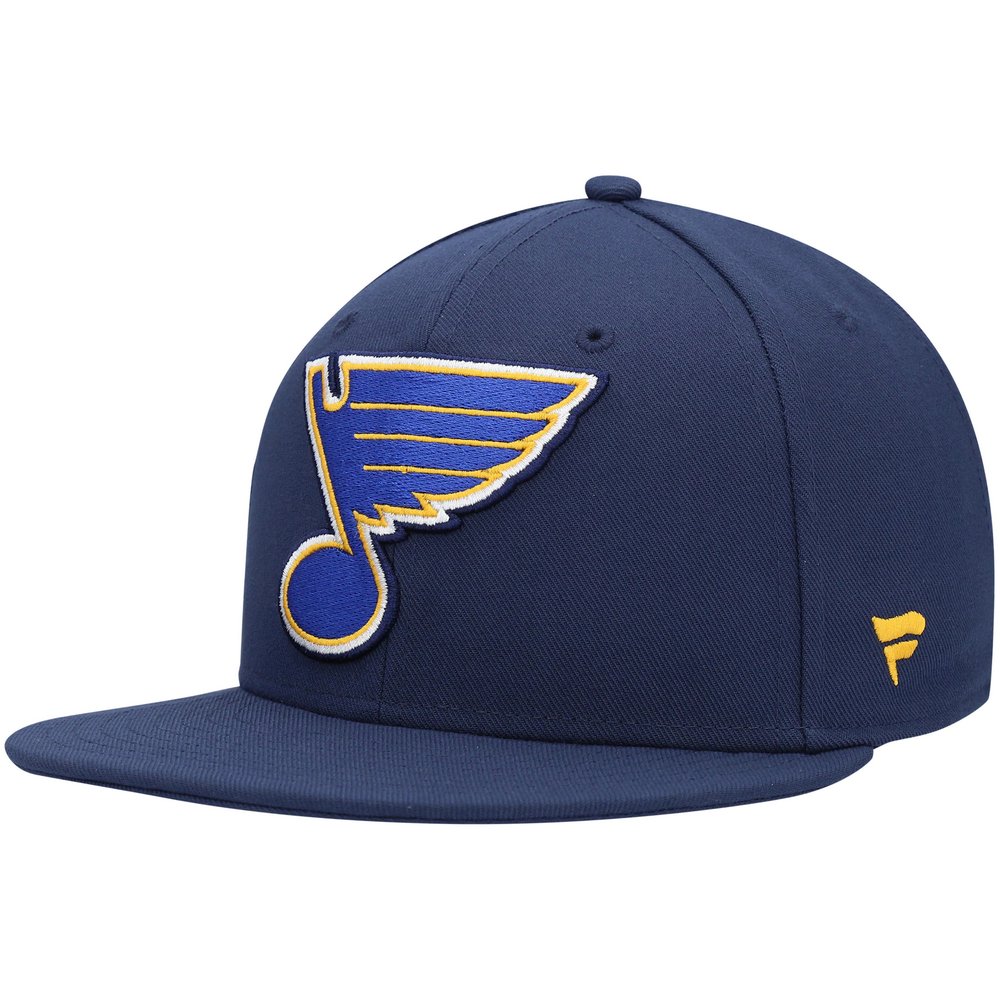 St. Louis Blues Fanatics Branded Core Primary Logo Fitted Hat - Navy