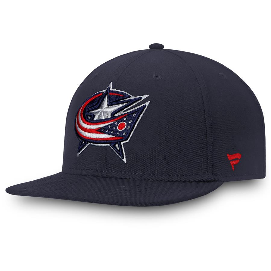 Columbus Blue Jackets Fanatics Branded Core Primary Logo Fitted Hat - Navy