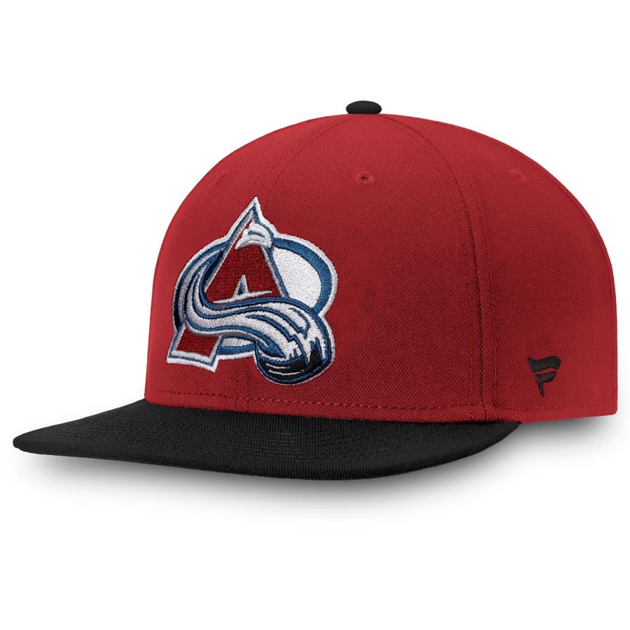 Colorado Avalanche Fanatics Branded Core Primary Logo Fitted Hat - Maroon