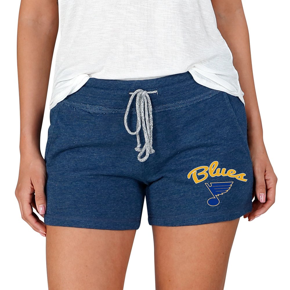 St. Louis Blues Concepts Sport Women's Mainstream Terry Shorts - Navy