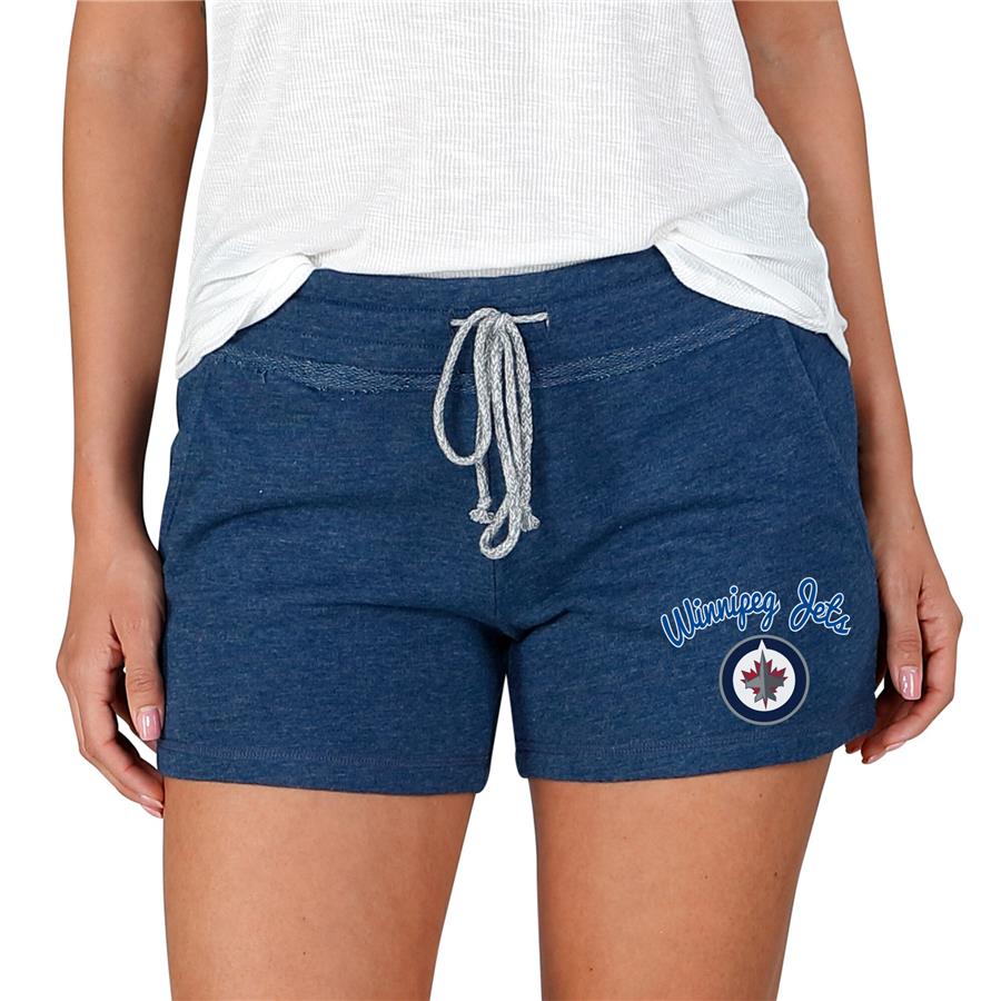 Winnipeg Jets Concepts Sport Women's Mainstream Terry Shorts - Navy