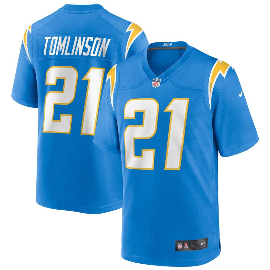 Джерси LaDainian Tomlinson Los Angeles Chargers Nike Game Retired Player (голубой)