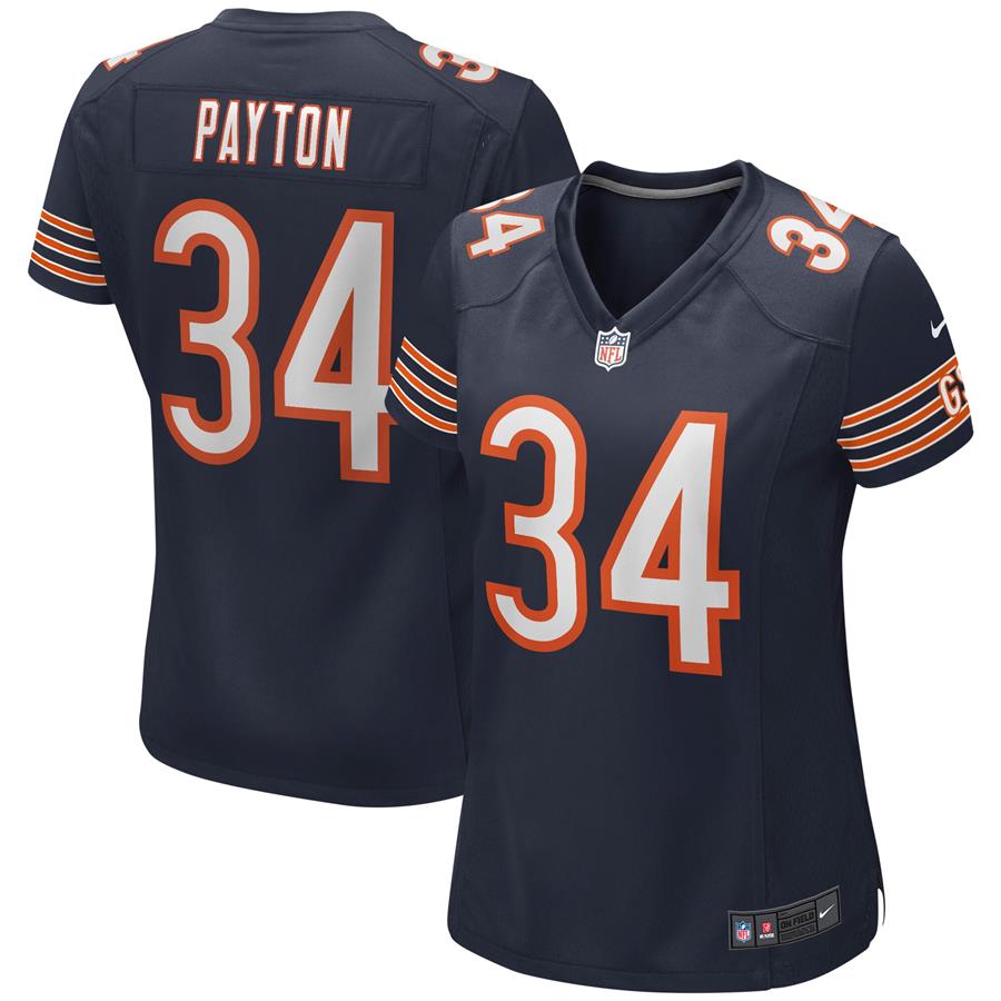 Walter Payton Chicago Bears Nike Women's Game Retired Player Jersey - Navy