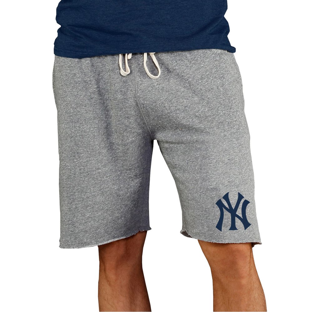 Шорты New York Yankees Concepts Sport Mainstream Terry (серый)