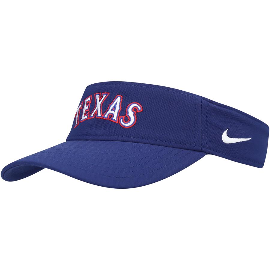 Texas Rangers Nike Logo Performance Visor - Royal
