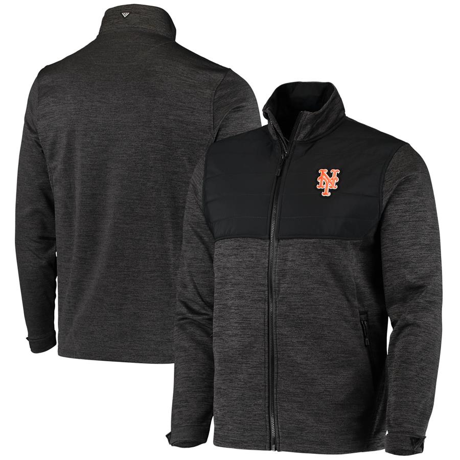 New York Mets Levelwear Beta Full-Zip Jacket - Black