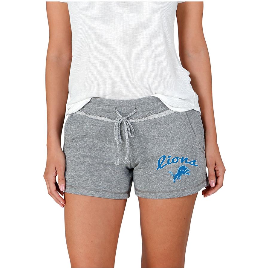 Detroit Lions Concepts Sport Women's Mainstream Terry Shorts - Gray