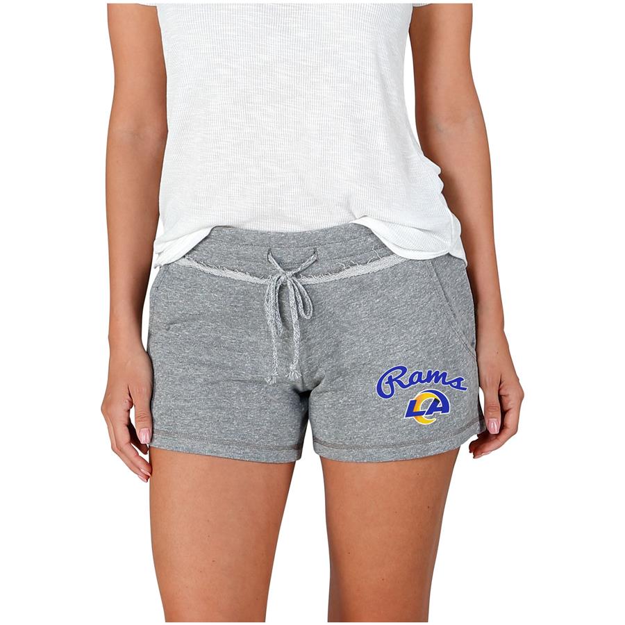 Los Angeles Rams Concepts Sport Women's Mainstream Terry Shorts - Gray