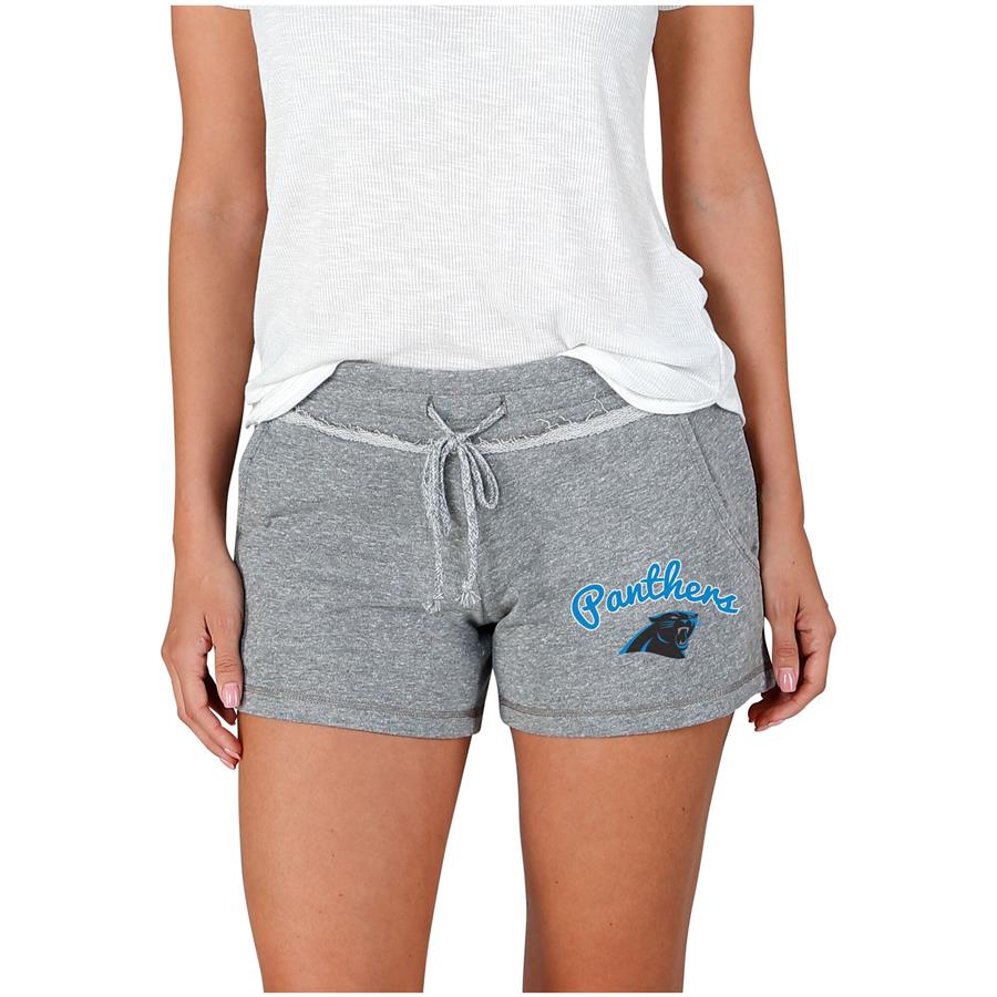 Carolina Panthers Concepts Sport Women's Mainstream Terry Shorts - Gray