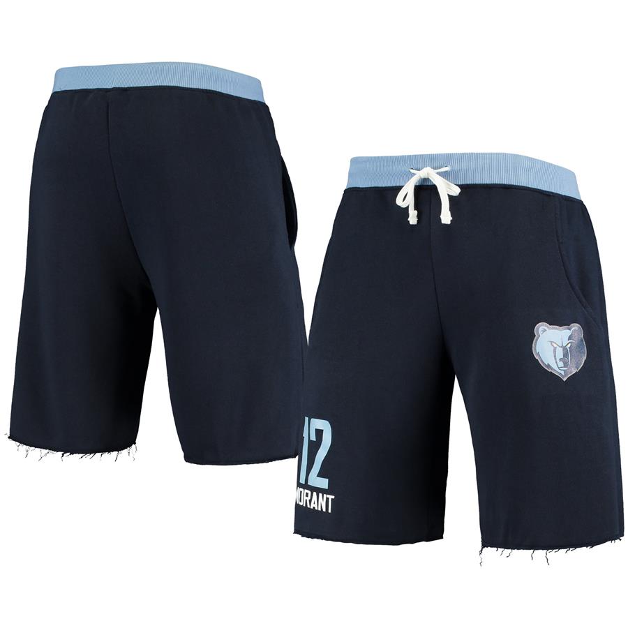 Ja Morant Memphis Grizzlies Name & Number Shorts - Navy