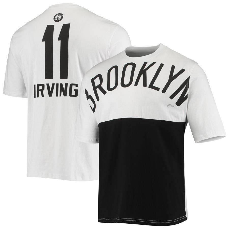 Kyrie Irving Brooklyn Nets Fanatics Branded Yoke T-Shirt - White