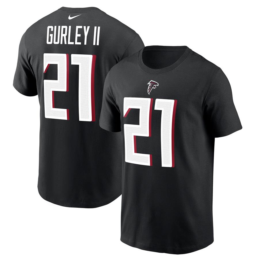 Todd Gurley II Atlanta Falcons Nike Name & Number T-Shirt - Black
