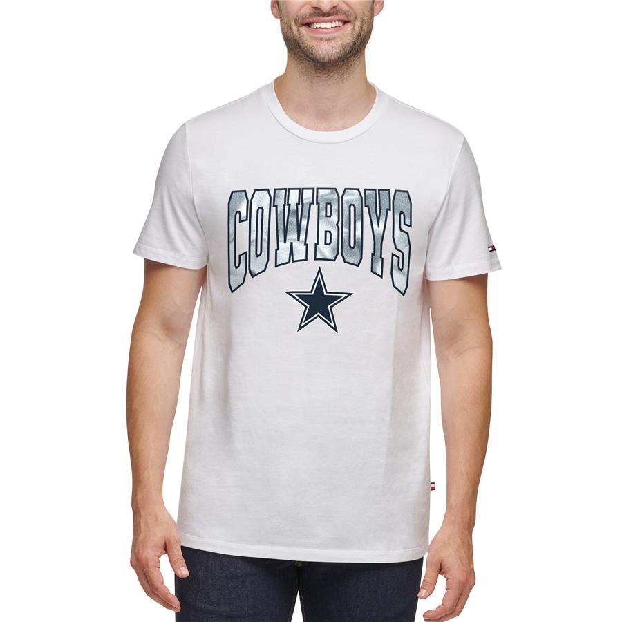 Dallas Cowboys Tommy Hilfiger Embroidered Patch T-Shirt - White