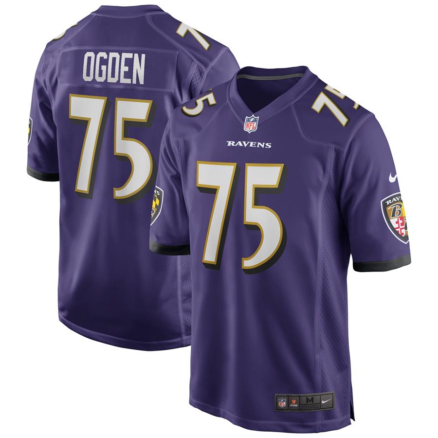 Jonathan Ogden Baltimore Ravens Nike Game Retired Player Jersey - Purple