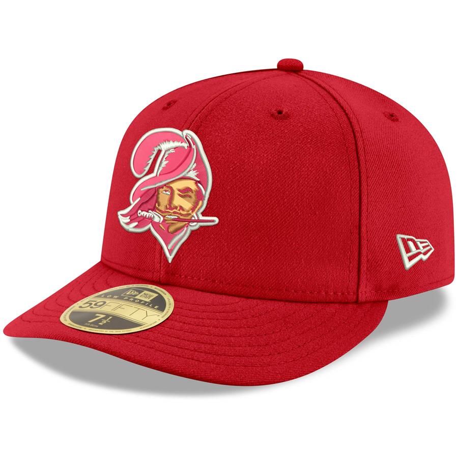 Tampa Bay Buccaneers New Era Omaha Throwback Low Profile 59FIFTY Fitted Hat - Red