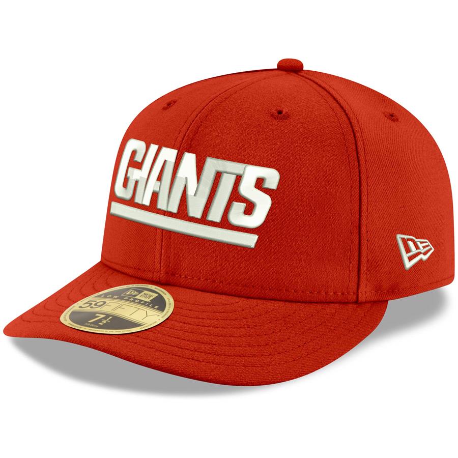 New York Giants New Era Omaha Throwback Low Profile 59FIFTY Fitted Hat - Red