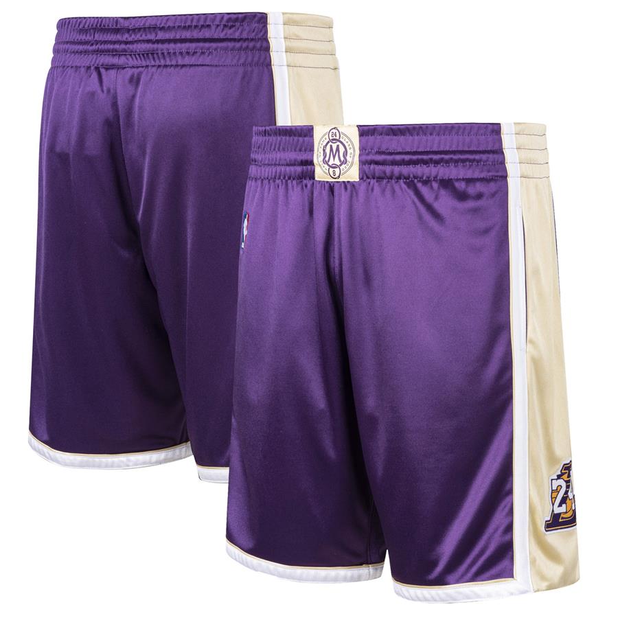 Kobe Bryant Los Angeles Lakers Mitchell & Ness Hall of Fame Class of 2020 Authentic Hardwood Classics Shorts - Purple