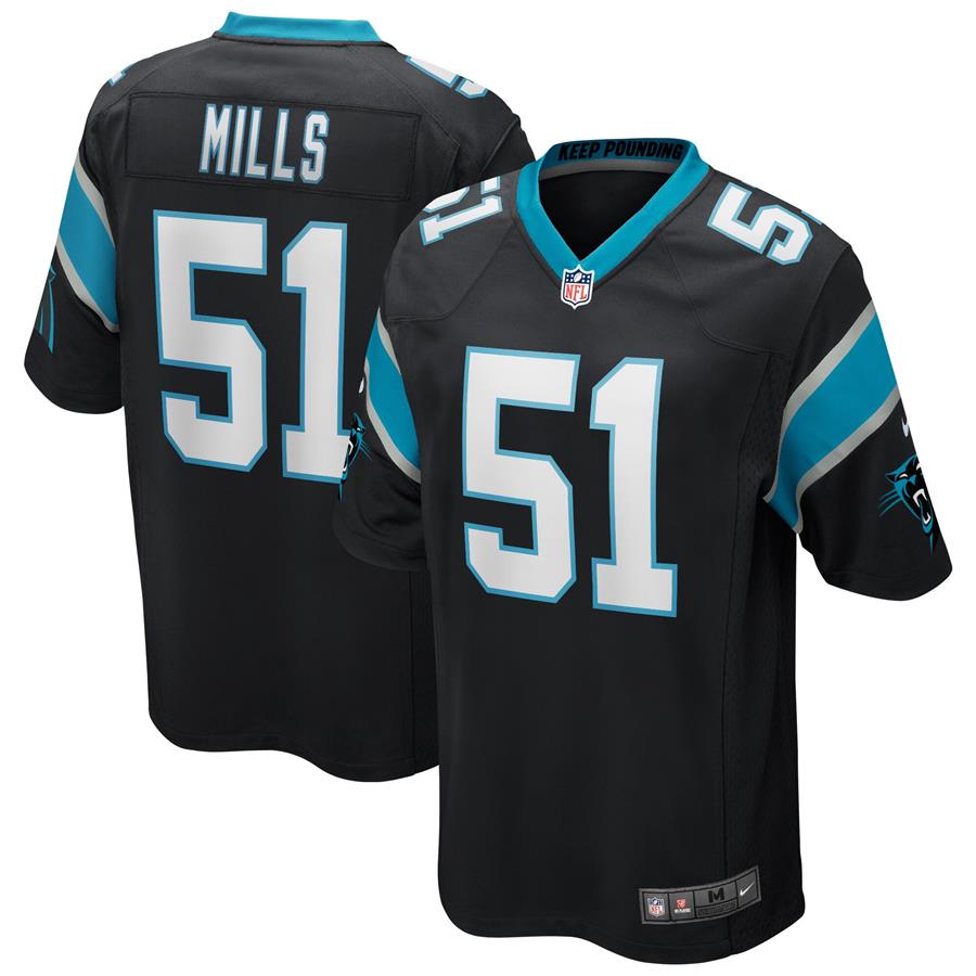 Джерси Sam Mills Carolina Panthers Nike Game Retired Player (чёрный)