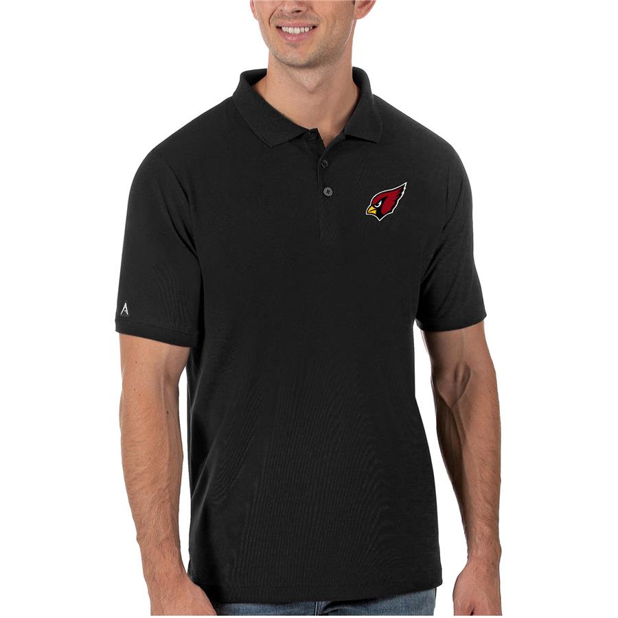 Arizona Cardinals Antigua Legacy Pique Polo - Black