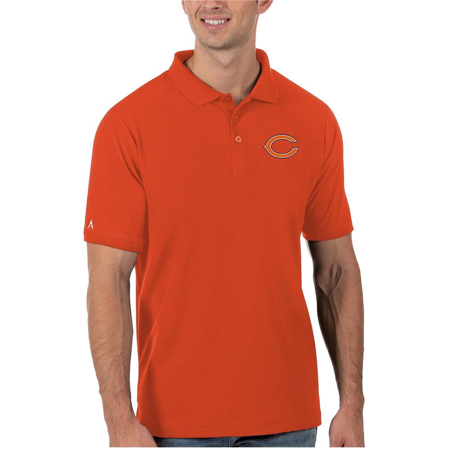 Chicago Bears Antigua Legacy Pique Polo - Orange