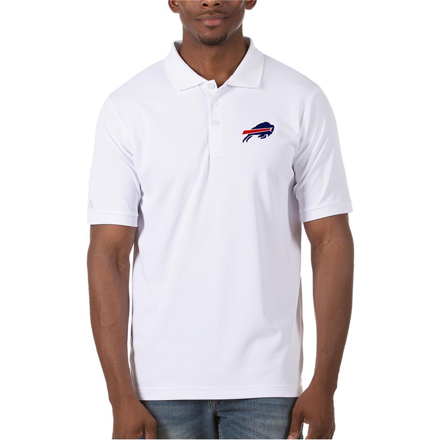 Buffalo Bills Antigua Legacy Pique Polo - White