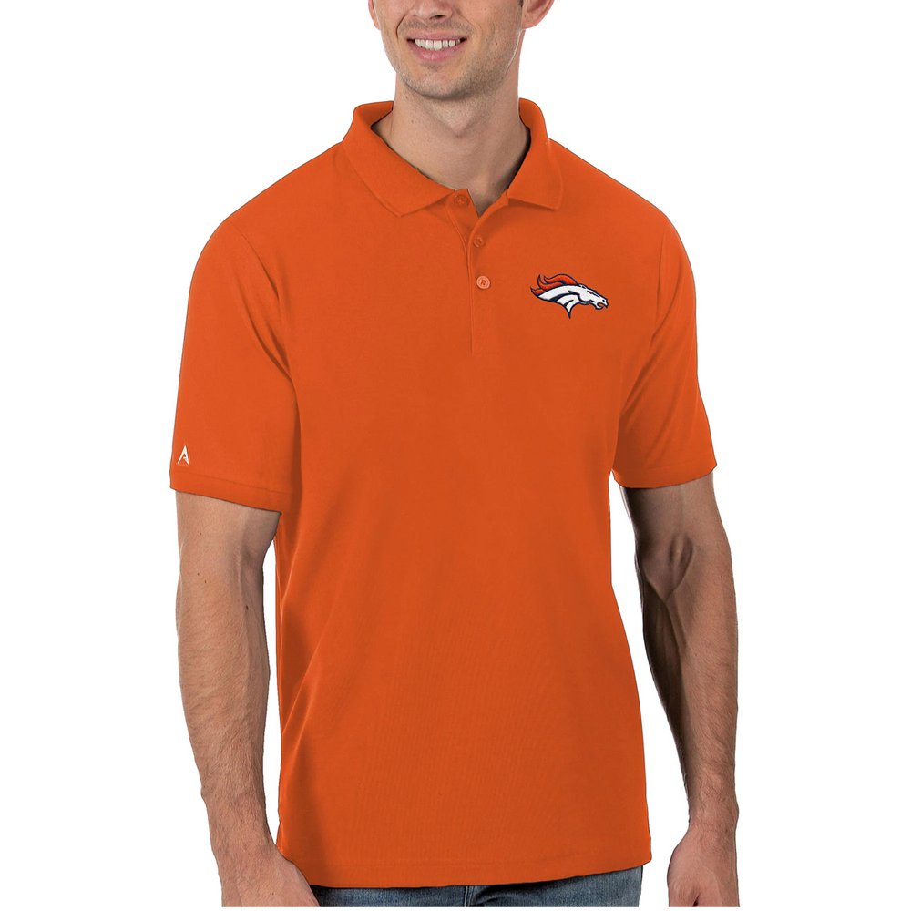 Denver Broncos Antigua Legacy Pique Polo - Orange