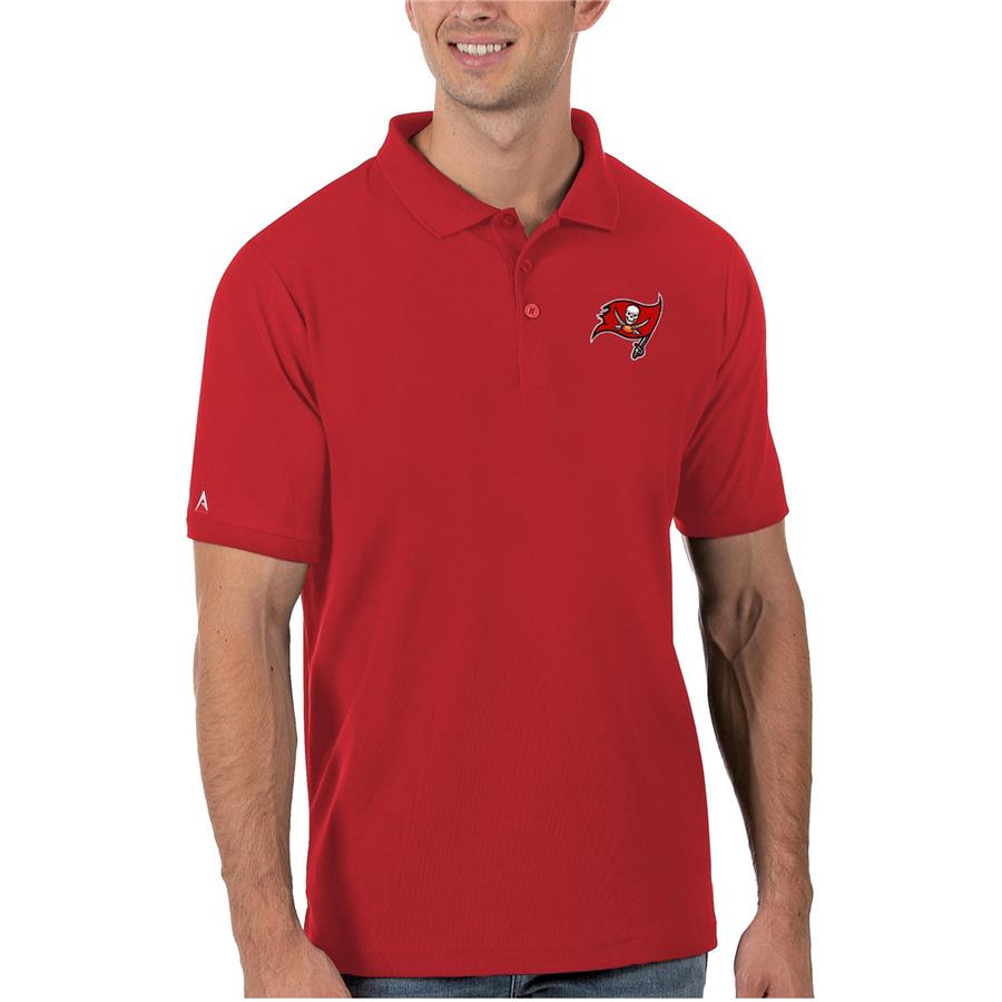 Tampa Bay Buccaneers Antigua Legacy Pique Polo - Red