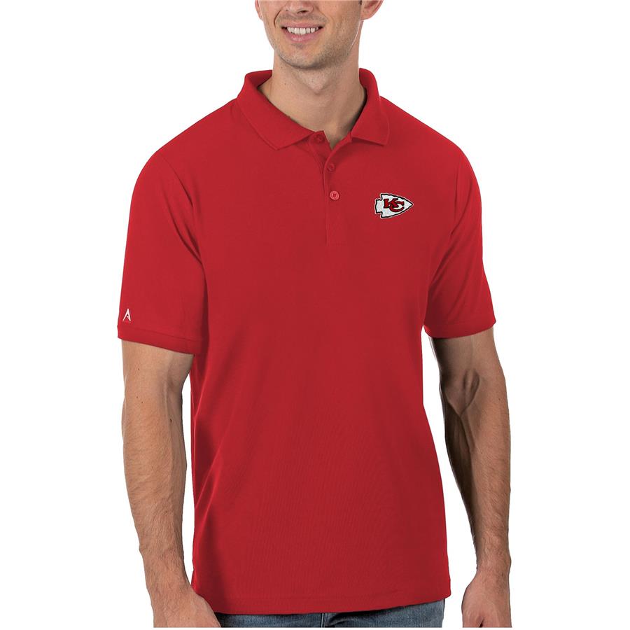 Kansas City Chiefs Antigua Legacy Pique Polo - Red