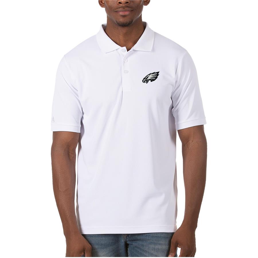 Philadelphia Eagles Antigua Legacy Pique Polo - White