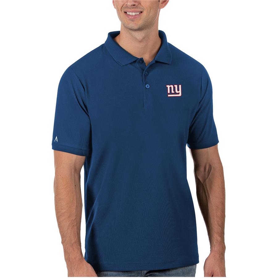 New York Giants Antigua Legacy Pique Polo - Royal