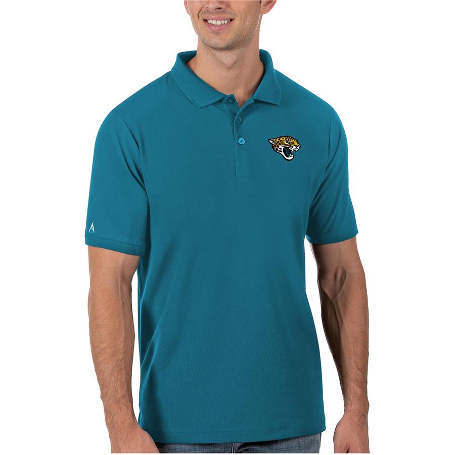 Jacksonville Jaguars Antigua Legacy Pique Polo - Teal