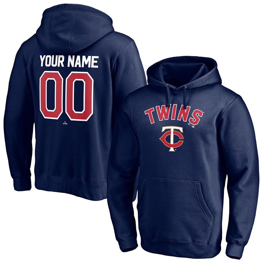 Худи Minnesota Twins Fanatics Branded Personalized Winning Streak Name & Number (тёмно-синий)