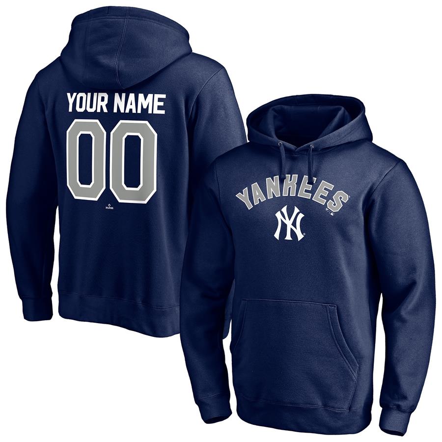 Худи New York Yankees Fanatics Branded Personalized Winning Streak Name & Number (тёмно-синий)