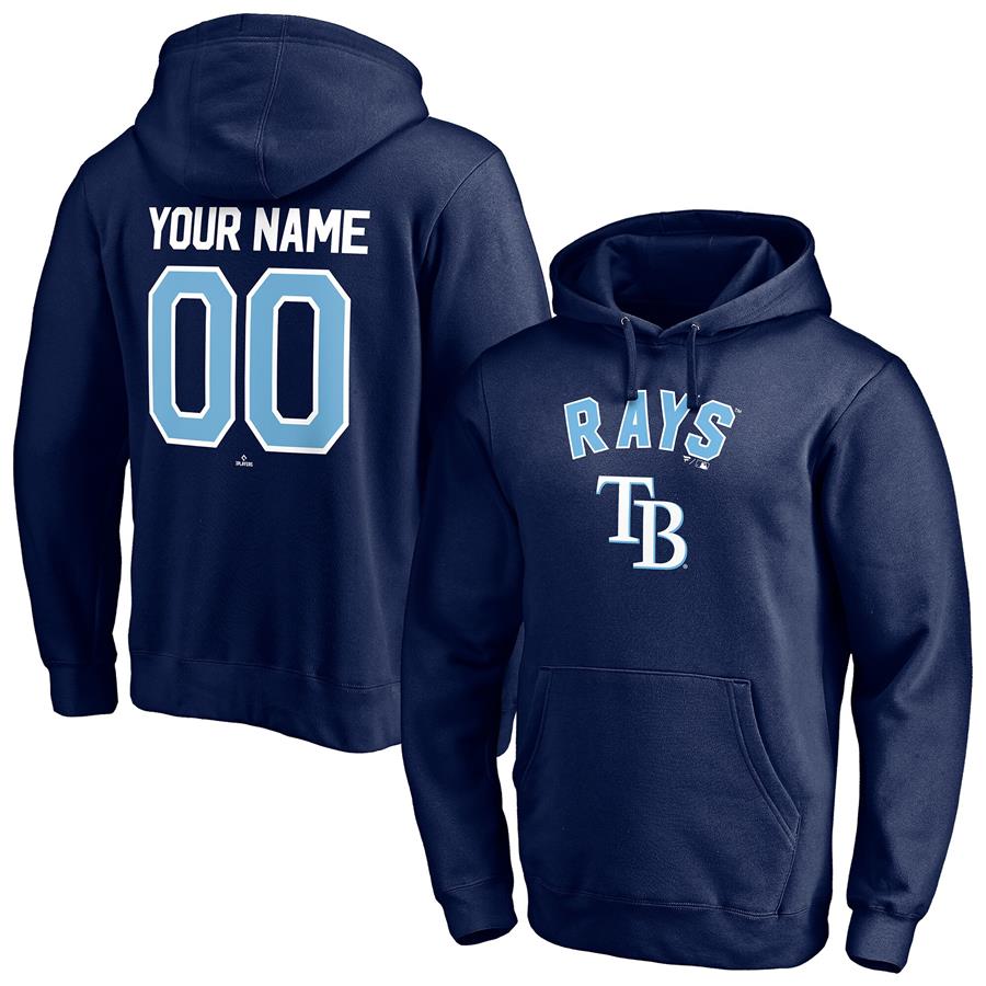 Tampa Bay Rays Fanatics Branded Personalized Winning Streak Name & Number Pullover Hoodie - Navy