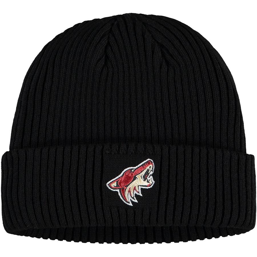 Arizona Coyotes adidas Women's Primary Logo Cuffed Knit Hat - Black