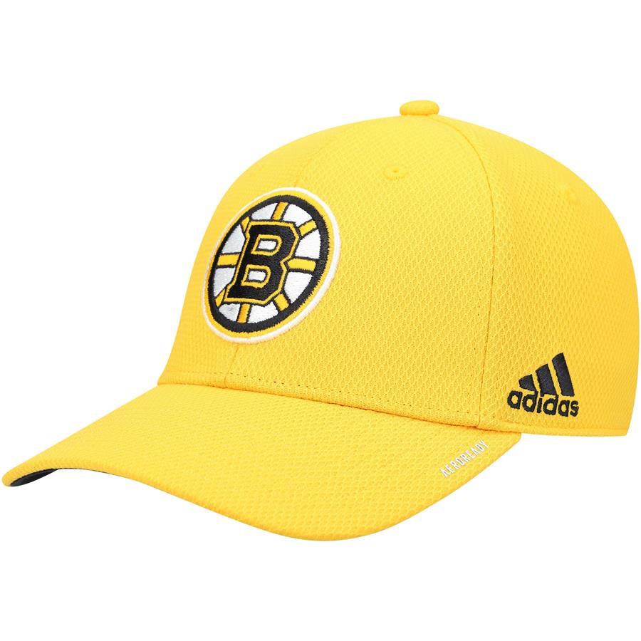 Boston Bruins adidas Locker Room Coach Flex Hat - Gold