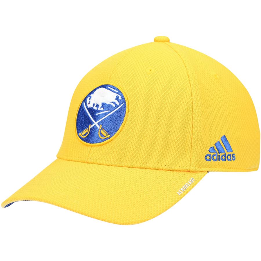 Buffalo Sabres adidas Locker Room Coach Flex Hat - Gold
